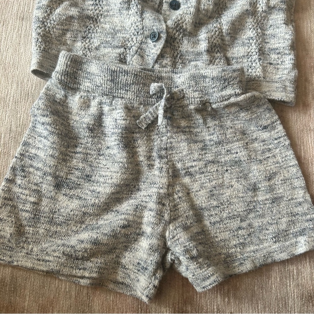 Zara knit sweater and shorts set boys 9-12 months - Picture 4 of 4